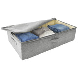 NNEVL Storage Box Fabric 70x40x18 cm Grey