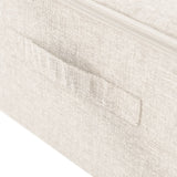 NNEVL Storage Boxes 2 pcs Fabric 70x40x18 cm Cream