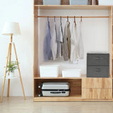 NNEVL Storage Boxes 2 pcs Fabric 43x34x23 cm Anthracite