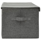 NNEVL Storage Box Fabric 50x30x25 cm Anthracite