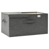 NNEVL Storage Box Fabric 50x30x25 cm Anthracite