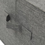 NNEVL Storage Box Fabric 50x30x25 cm Anthracite