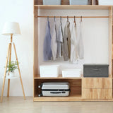 NNEVL Storage Box Fabric 50x30x25 cm Anthracite
