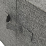 NNEVL Storage Boxes 2 pcs Fabric 50x30x25 cm Anthracite