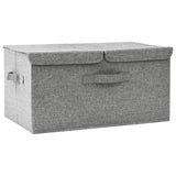NNEVL Storage Box Fabric 50x30x25 cm Grey