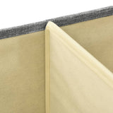 NNEVL Storage Box Fabric 50x30x25 cm Grey