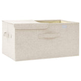 NNEVL Storage Box Fabric 50x30x25 cm Cream