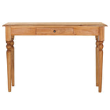 NNEVL Console Table 110x30x75 cm Solid Mahogany Wood