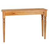 NNEVL Console Table 110x30x75 cm Solid Mahogany Wood