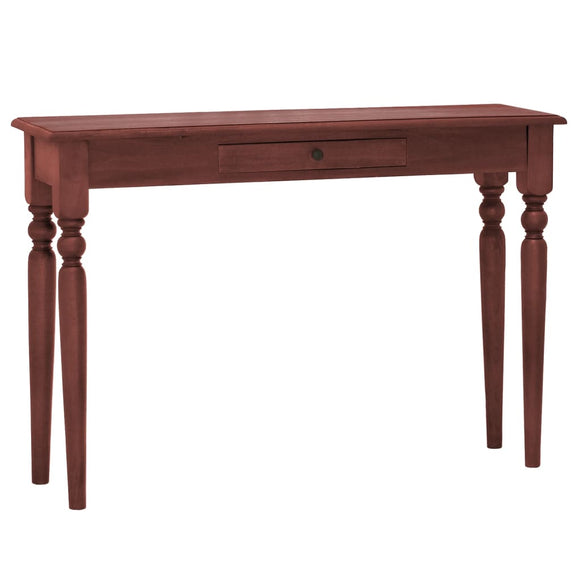 NNEVL Console Table Classical Brown 110x30x75 cm Solid Mahogany Wood