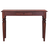 NNEVL Console Table Classical Brown 110x30x75 cm Solid Mahogany Wood