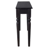 NNEVL Console Table Light Black 110x30x75 cm Solid Mahogany Wood