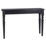 NNEVL Console Table Light Black 110x30x75 cm Solid Mahogany Wood