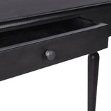 NNEVL Console Table Light Black 110x30x75 cm Solid Mahogany Wood