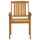 NNEVL Garden Chairs 6 pcs Solid Wood Acacia