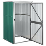 NNEVL Garden Tool Shed Green 88x89x161 cm Galvanised Steel