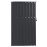 NNEVL Garden Tool Shed Anthracite 88x89x161 cm Galvanised Steel