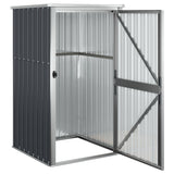 NNEVL Garden Tool Shed Anthracite 88x89x161 cm Galvanised Steel