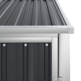 NNEVL Garden Tool Shed Anthracite 88x89x161 cm Galvanised Steel