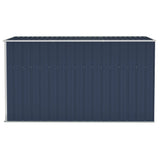 NNEVL Wall-mounted Garden Shed Anthracite 118x288x178 cm Steel