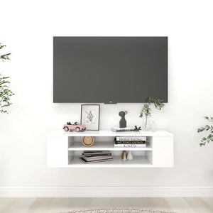 NNEVL Hanging TV Cabinet White 100x30x26.5 cm Chipboard