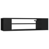 NNEVL Hanging TV Cabinet Black 100x30x26.5 cm Chipboard