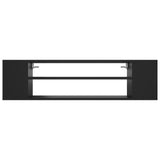 NNEVL Hanging TV Cabinet Black 100x30x26.5 cm Chipboard