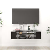 NNEVL Hanging TV Cabinet Black 100x30x26.5 cm Chipboard