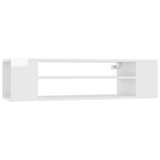 NNEVL Hanging TV Cabinet High Gloss White 100x30x26.5 cm Chipboard
