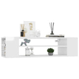 NNEVL Hanging TV Cabinet High Gloss White 100x30x26.5 cm Chipboard
