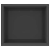 NNEVL Hanging TV Cabinet High Gloss Grey 100x30x26.5 cm Chipboard