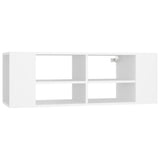 NNEVL Wall-Mounted TV Cabinet White 102x35x35 cm Chipboard