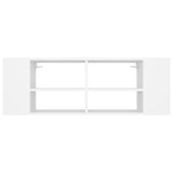 NNEVL Wall-Mounted TV Cabinet White 102x35x35 cm Chipboard