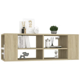 NNEVL Wall-Mounted TV Cabinet Sonoma Oak 102x35x35 cm Chipboard