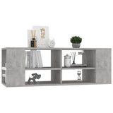 NNEVL Wall-Mounted TV Cabinet Concrete Grey 102x35x35 cm Chipboard