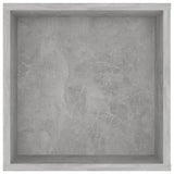 NNEVL Wall-Mounted TV Cabinet Concrete Grey 102x35x35 cm Chipboard