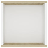 NNEVL Wall-Mounted TV Cabinet White&Sonoma Oak 102x35x35cm Chipboard