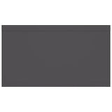 NNEVL Wall Shelf Grey 102x30x17 cm Chipboard