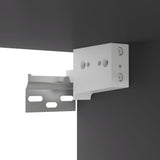 NNEVL Wall Shelf Grey 102x30x17 cm Chipboard