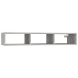 NNEVL Wall Shelf Concrete Grey 102x30x17 cm Chipboard