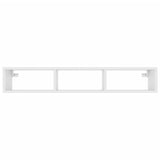 NNEVL Wall Shelf High Gloss White 102x30x17 cm Chipboard