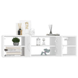 NNEVL Wall Shelf White 102x30x29 cm Chipboard