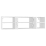 NNEVL Wall Shelf White 102x30x29 cm Chipboard