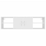 NNEVL Wall Shelf White 102x30x29 cm Chipboard