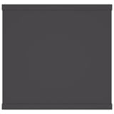 NNEVL Wall Shelf Grey 102x30x29 cm Chipboard