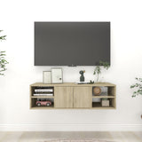 NNEVL Wall Shelf Sonoma Oak 102x30x29 cm Chipboard