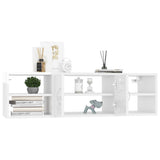 NNEVL Wall Shelf High Gloss White 102x30x29 cm Chipboard