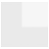 NNEVL Wall Shelf High Gloss White 102x30x29 cm Chipboard
