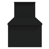NNEVL TV Cabinet Black 180x30x43 cm Chipboard