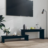 NNEVL TV Cabinet Black 180x30x43 cm Chipboard
